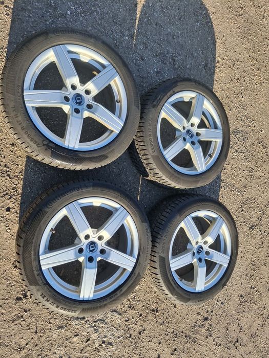 Джанти с гуми 5х112 7.5j et 37 17 цола за ауди/vw/сеат/шкода