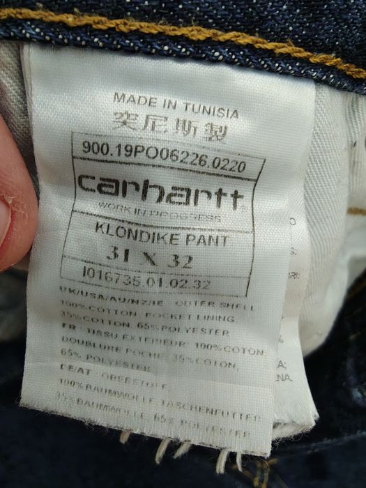 Vând blugi Carhartt Klondike Pant 31x32