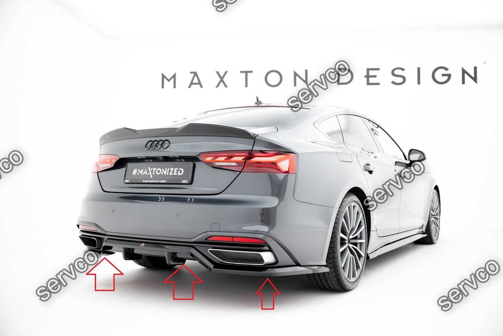 Prelungire bara spate Audi A5 F5 Facelift 2019-2024 v1 Maxton Design
