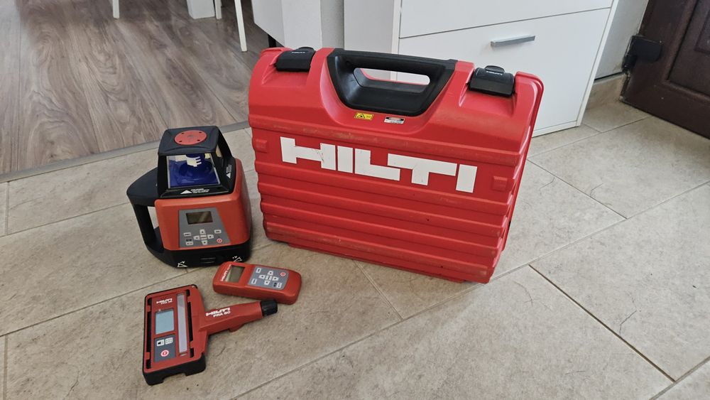 Laser rotativ profesional panta dubla digitală Hilti PRE38,complet