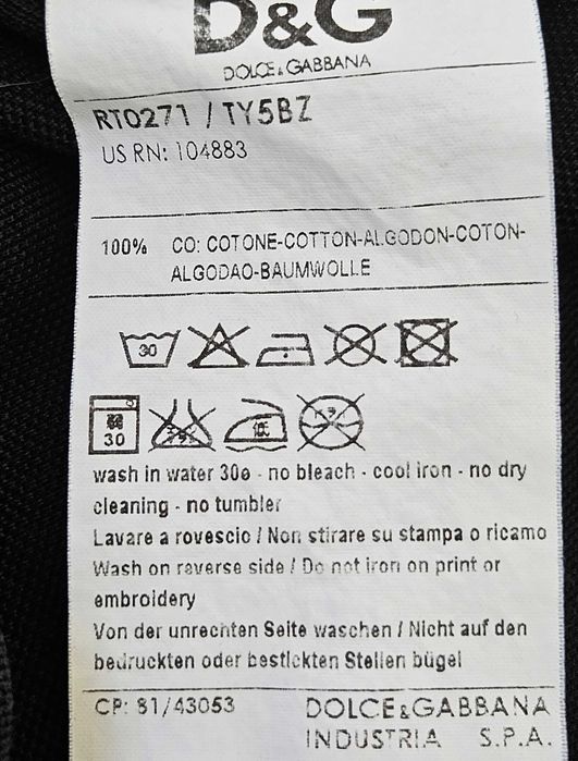 Мъжка тениска Dolce & Gabbana Polo - L