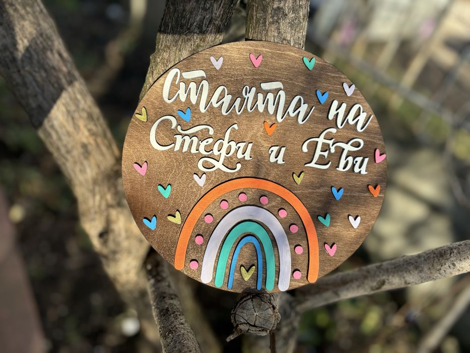 Табелка за стая с име