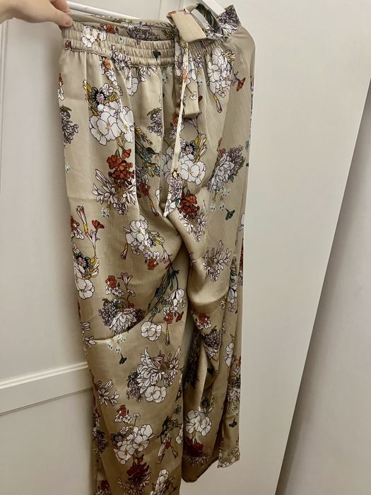 Salopeta camasa ie pantaloni boho chic vara imprimeu plaja