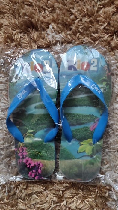 Детски Джапанки от филма Рио 2

Размер на подметката 24см.

Чисто но