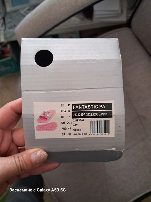 Чисто нови чехли Kappa 41 номер