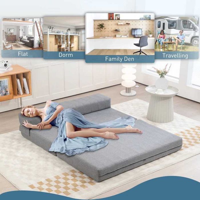 Сгъваемо легло и диван 2 в 1 Homcom