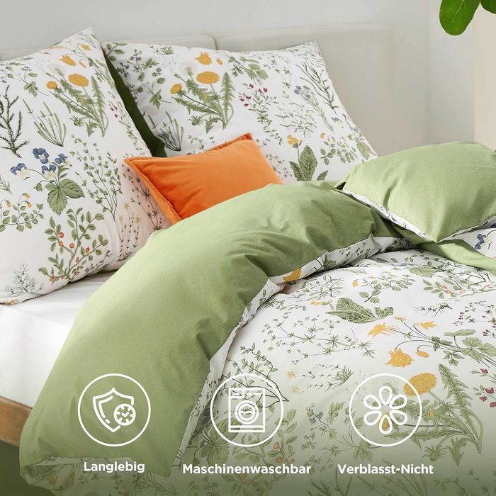 НОВ! Спален комплект от 100% памук, 4 части, 135x200 см