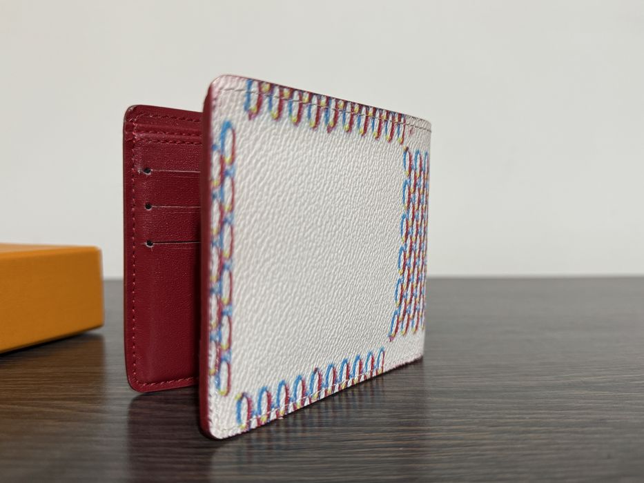 Portofel Louis Vuitton - White Damier Spray -