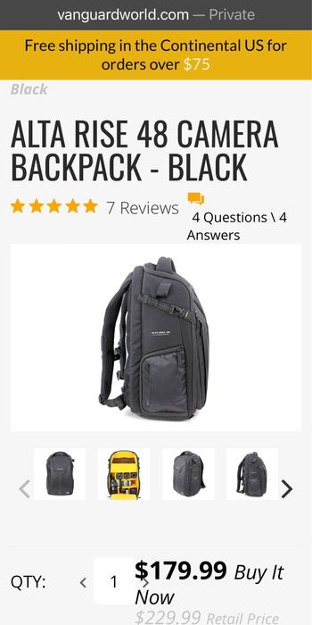 Rucsac Foto Video Vanguard  - IMPECABIL