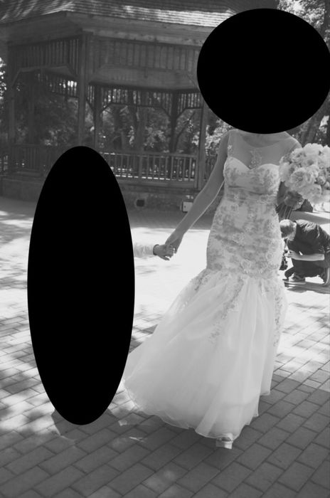 rochie mireasa sirena ivoire