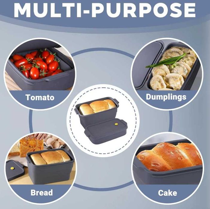 Силиконова форма за печене AUTOWNLUX, сгъваема