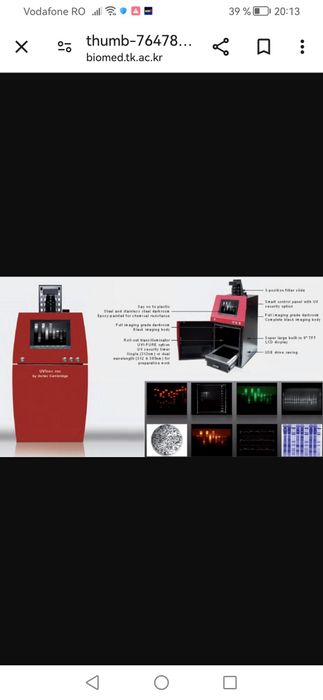 Aparat analiza UV Uvidoc H2 /uvitec Cambridge