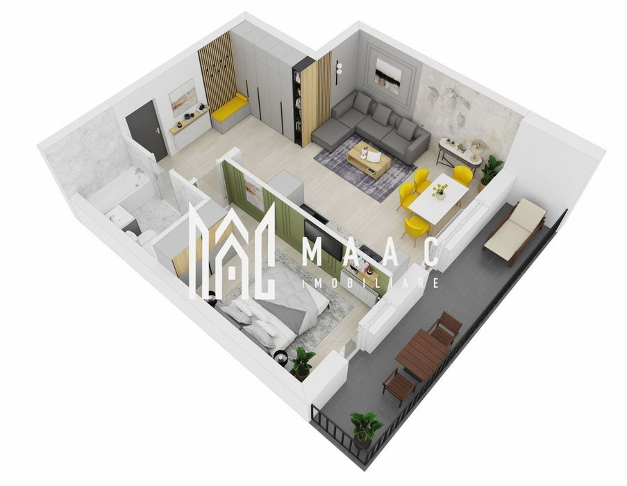 Apartament 2 Camere I Sibiu I Doamna Stanca I Balcon I Parcare Inclusă