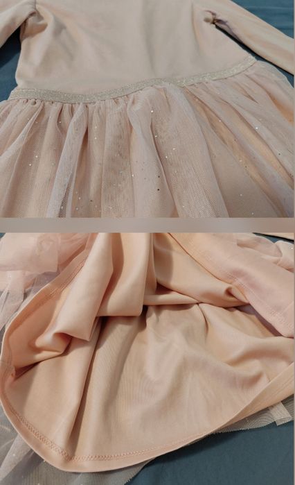 H&M детски Рокли от Джърси с пола от тюл, размер 110-116 / 4-6 г