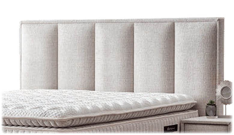 Тапицирана спалня с матрак ASTORIA 160 x 200 - перла 01