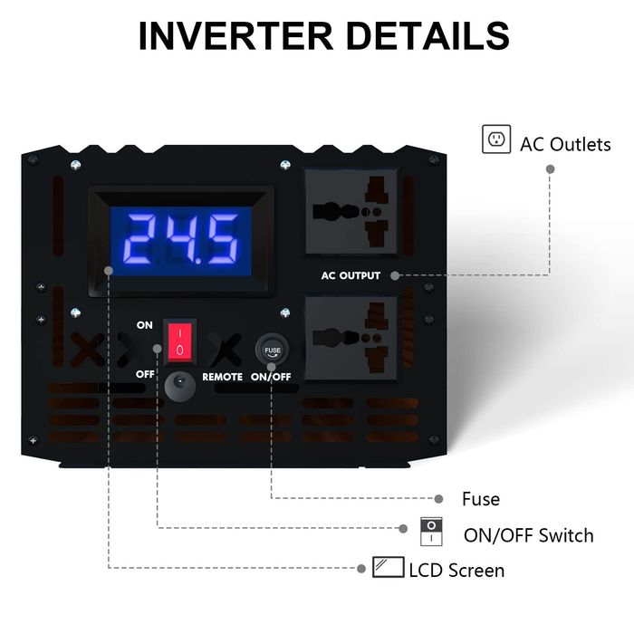 Инвертор eco-worthy 3000w