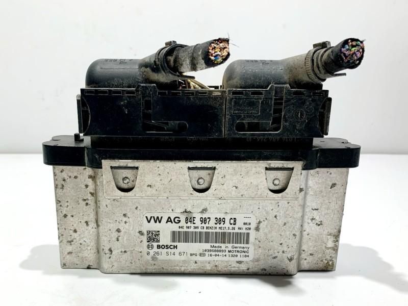 Calculator motor ECU Volkswagen Polo 5 6R 04E907309CB 1.0 benzina CHYB