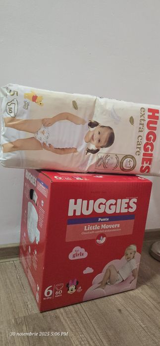 Huggies 6 fetițe