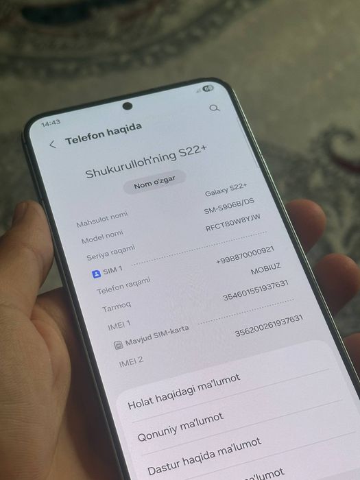Samsung s22 plus