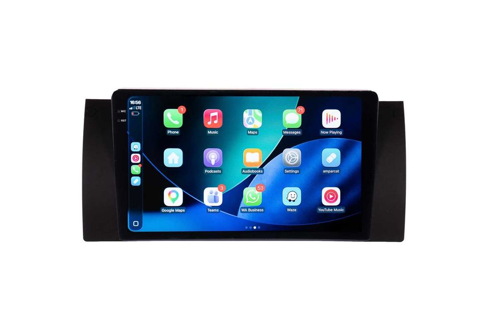Navigatie BMW E39 Seria 5 / X5 E53 Android 14 , Apple Carplay , Android Auto + Camera Marsarier