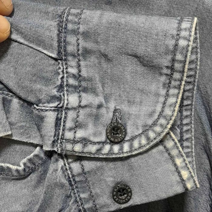 VTG Wrangler Long Sleeve Chambray Shirt/50-52/Винтажная Рубашка Шамбре