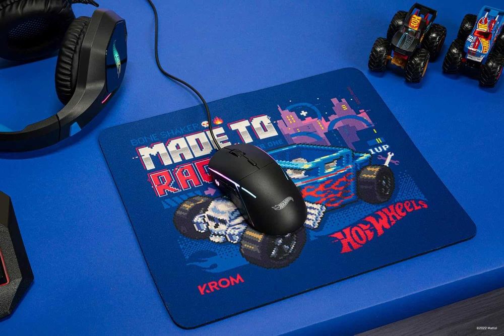 Tastatura Mouse si Mousepad KROM Hot Wheels RGB ES