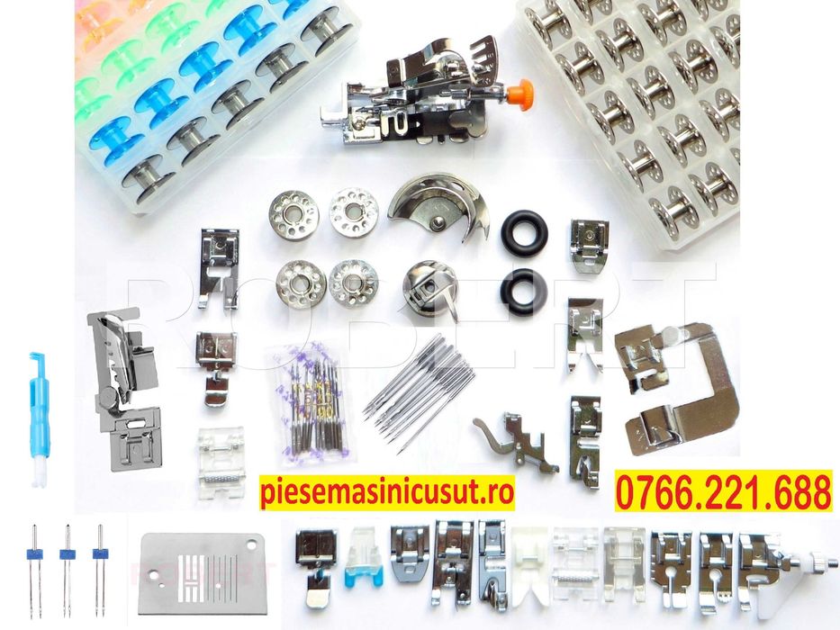 Piese accesorii - suveica mosor bobina graifer picioruse -  masina cusut Singer Tradition Initiale Promise Smart