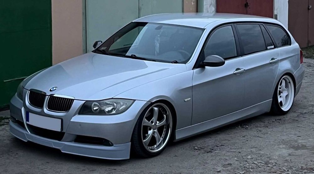 Prelungire bara fata fusta spoiler lip BMW Seria 3 E90 E91 2005-2008