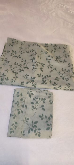 pat bumbac bio 100%, verde, cu tematica măslinului