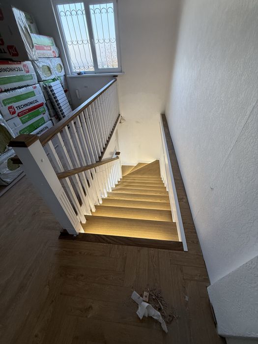 Лестницы обшивка из дерева