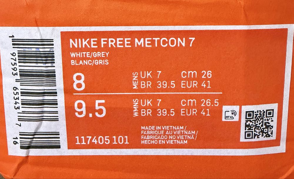 Кроссовки NIKE Free Metcon 7 / New