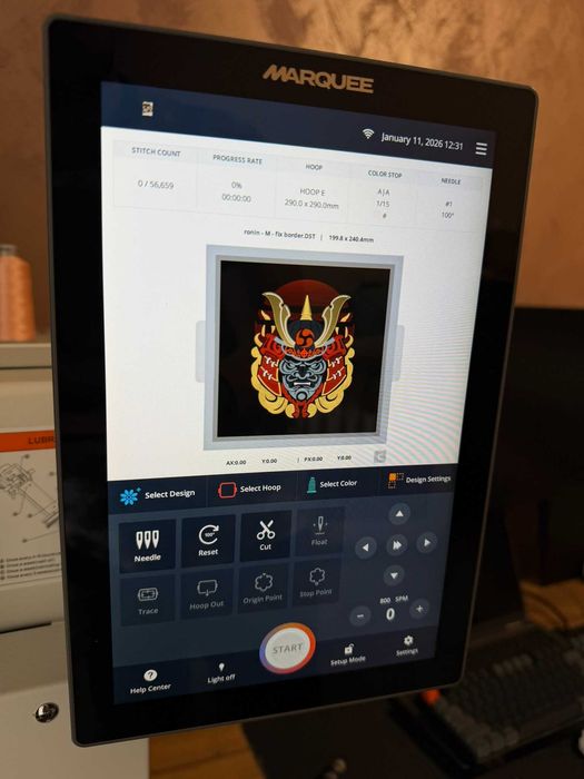 Ricoma MT-1501 10'' Touch Display с оборудване и материали гр. Пловдив ...