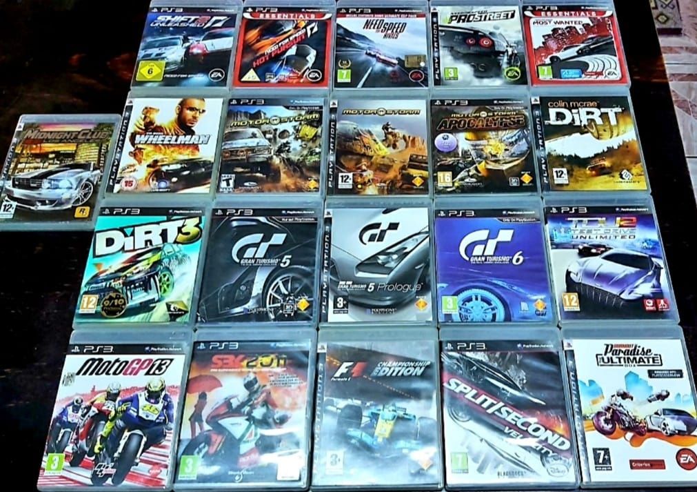 Nfs G Turismo Dirt3 Midnight C Motorstorm TDU2 multe jocuri ma ini