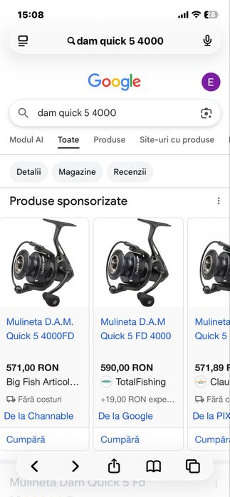 Mulinete 2 bucati Spinning Dam Quick 5 4000