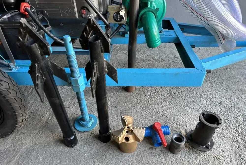 Нова Полупрофесионална Сондажна машина Trailer-120CN до 120 метра