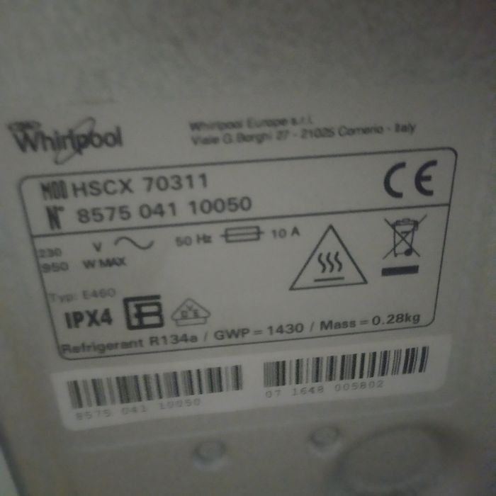 Сушилня Whirlpool HSCX 70311