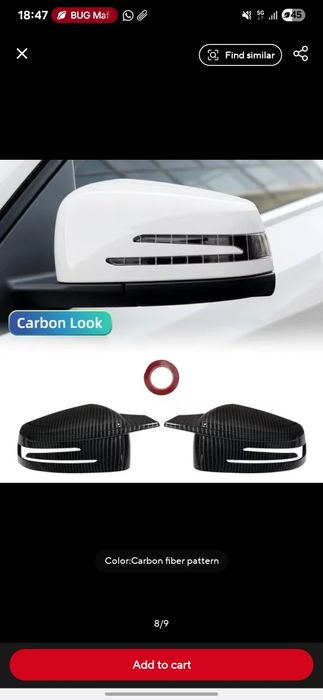 Capace oglinzi Mercedes Clasa A B C E S CLA CLS GLA GLK W176 W204 W212