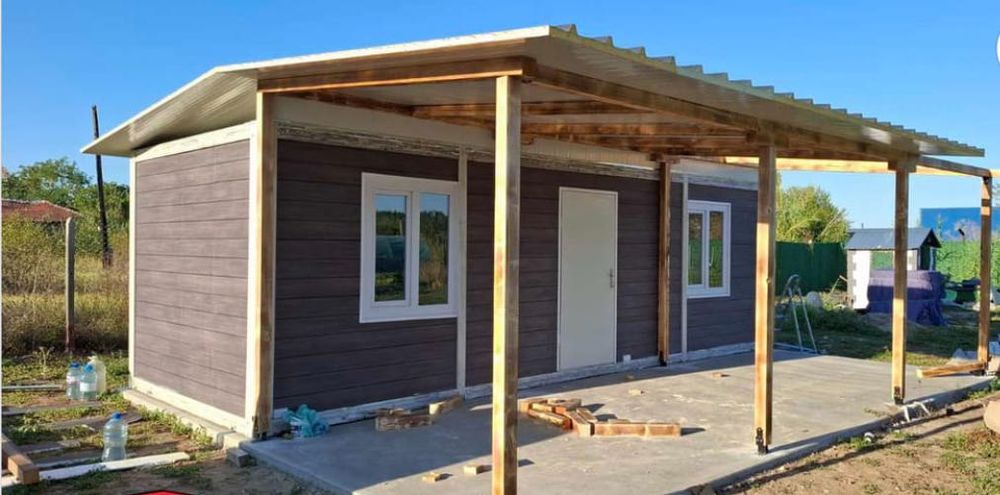 Офис контейнер Сглобяема къща павилион бутка градинска къща На изплаща