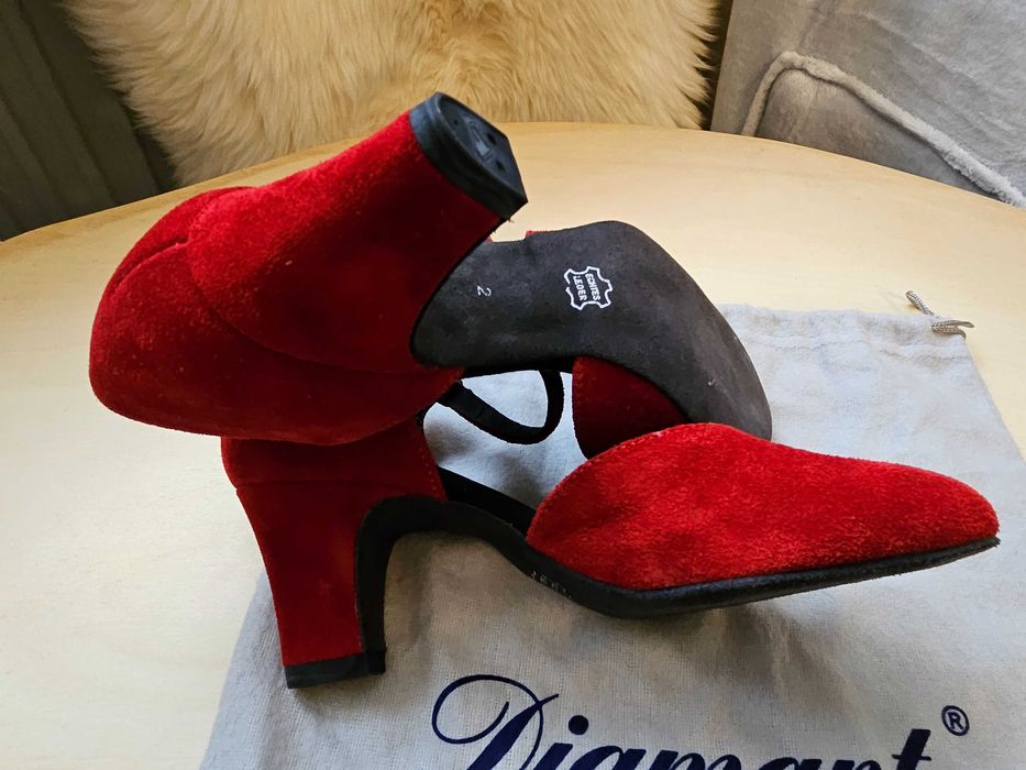 Pantofi de dans Tango Diamant 0.51 marimea 35 culoare rosu
