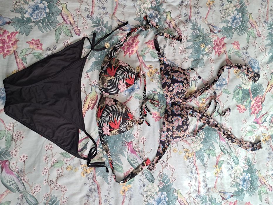 LOT 8piese Costume de baie 44/L sau XL, slip ajustabil, cupa sutien B