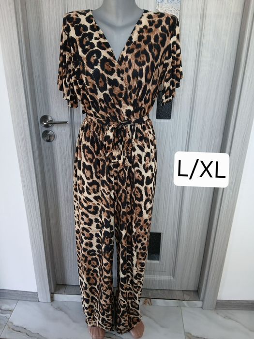 Salopetă print animal  XL