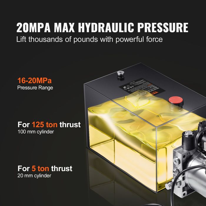 Pompa Hidraulica 7.6L Actionare Unica DC 12V