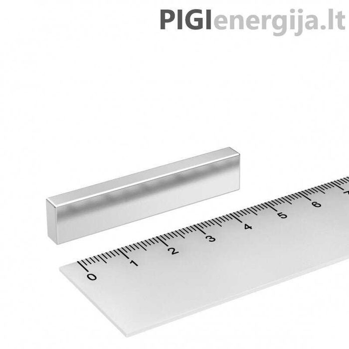 Неодимов магнит 50x10x5mm N52 правоъгълен тънък | moqtmagazin.com