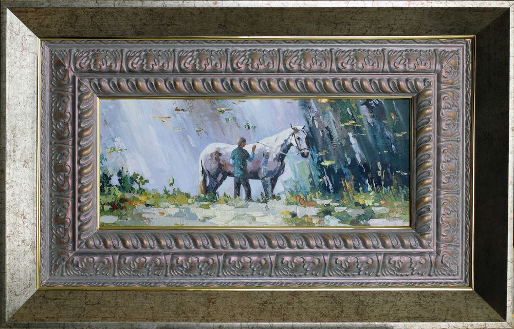 Картина масло/холст с рамой