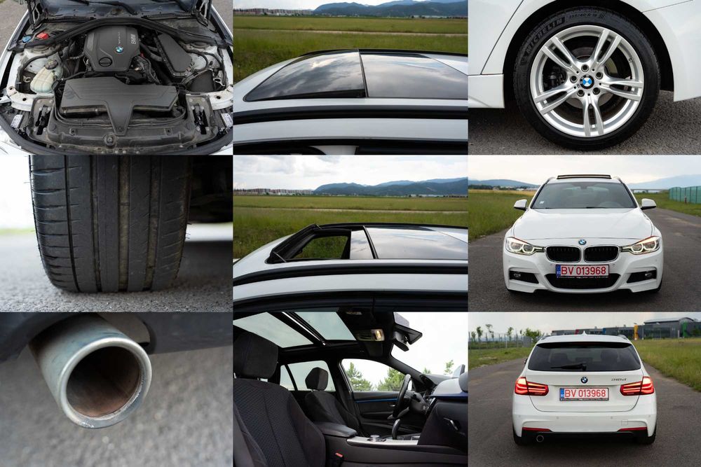 BMW Seria 3 318d B47 M Sport Alcantara Automat Trapă Navigație LED R18