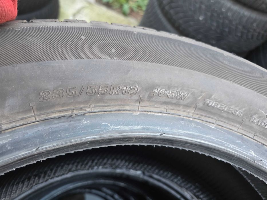 4бр Като нови летни гуми 235 55 19 - Bridgestone - DOT 2025