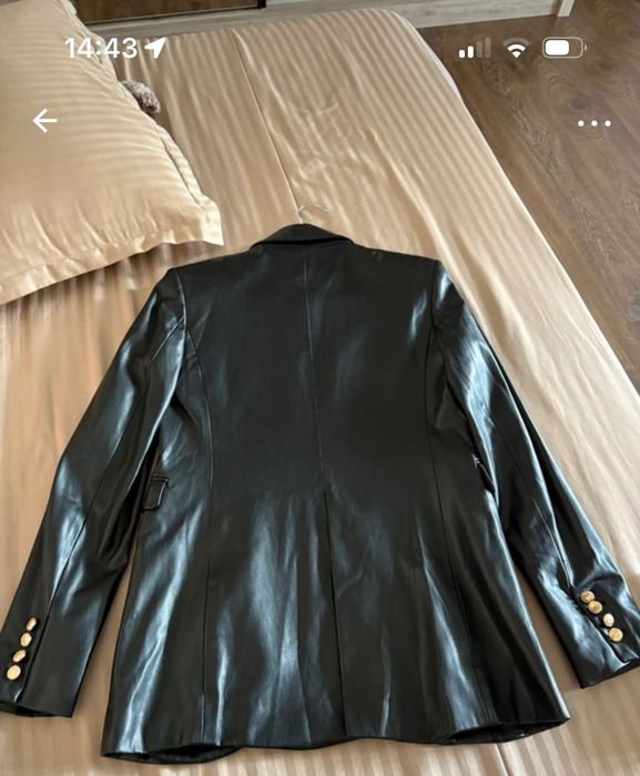 Blazer Zara din piele ecologică