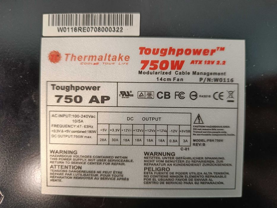 Sursa Thermaltake Toughpower 750W