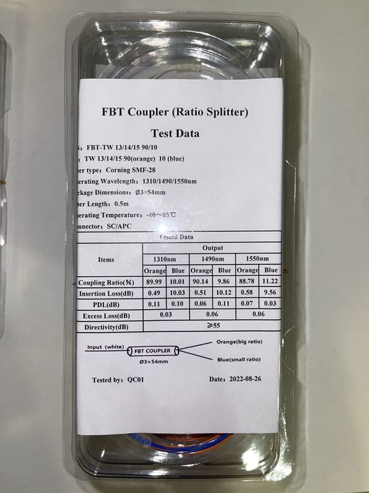 Оптический сплиттерный делитель