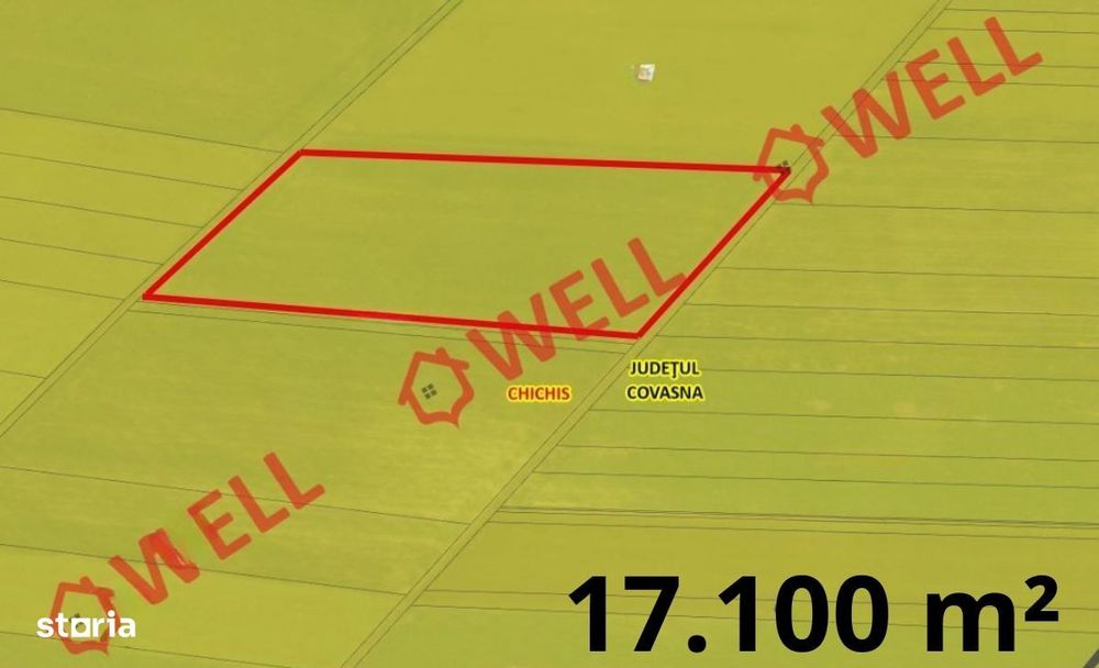 9 terenuri de vânzare pe teritoriul administrativ al comunei Chichiș!